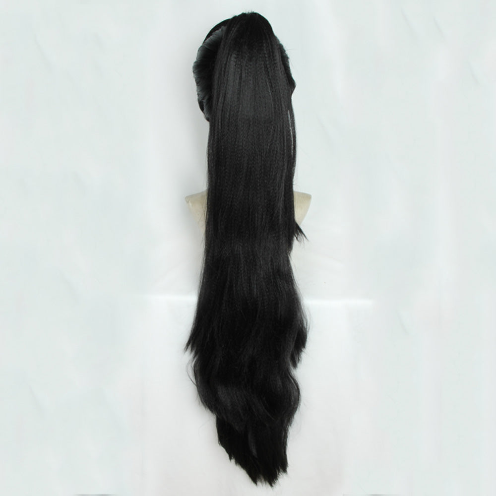 Valorant Sage Black Cosplay Wig