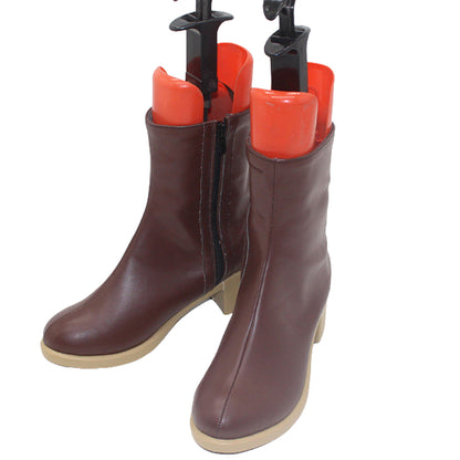 Jujitsu Fight Sorcery Fight Jujitsu Fight Season 3 Yuki Tsukumo Brown Shoes Cosplay Boots