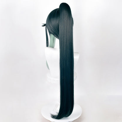 Genshin Impact Cloud Retainer Xianyun Green Cosplay Wig