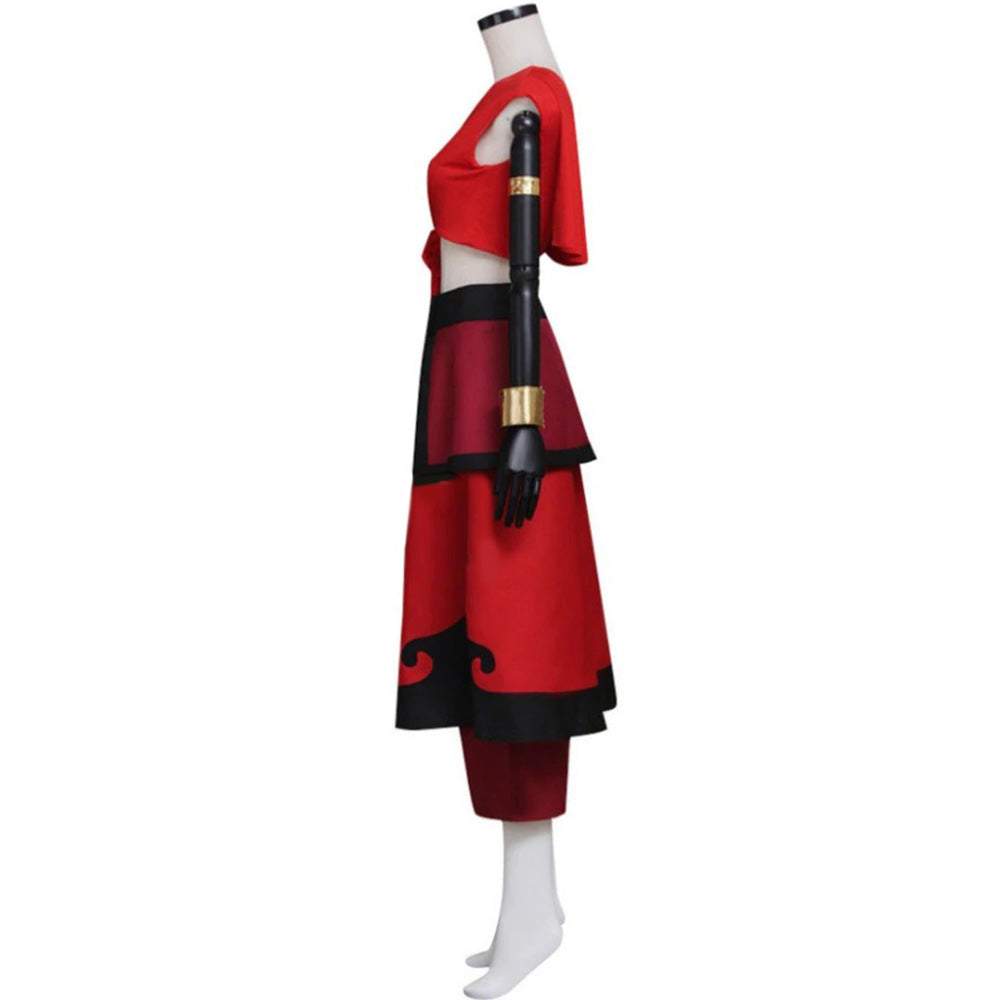 Avatar: The Last Airbender Katara Red Cosplay Costume
