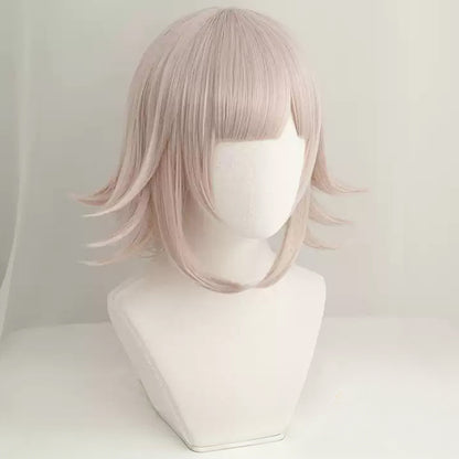 Danganronpa 2 Chiaki Nanami Light Pink Cosplay Wig