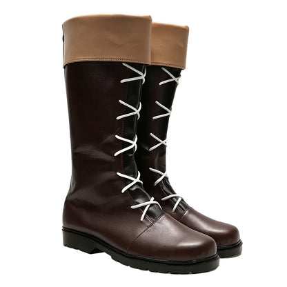 Akatsuki Deidara aus Naruto Halloween Weiße Schuhe Cosplay Stiefel