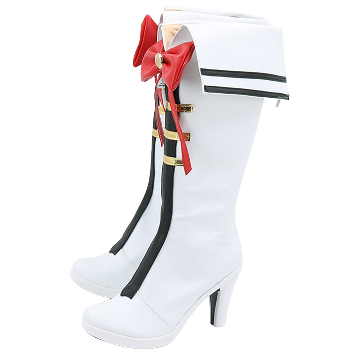 Uma Musume: Pretty Derby Season 2 Gold Ship White Shoes Cosplay Boots