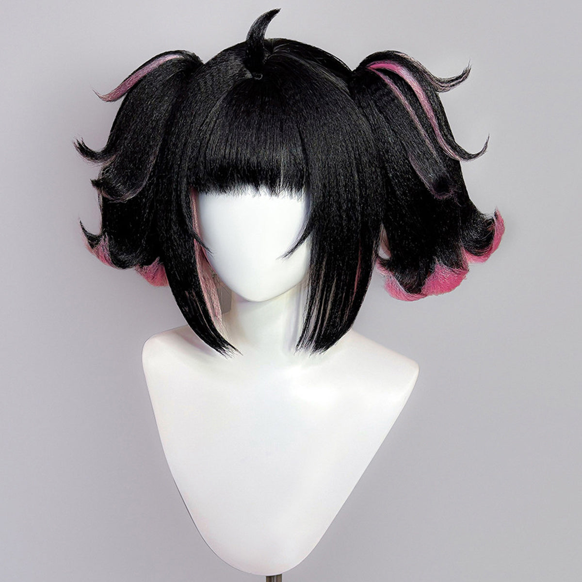Peluca de cosplay marrón Zhongli de Genshin Impact Halloween