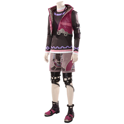 Xenoblade Chronicles : Definitive Edition Shulk Purple Cosplay Costume