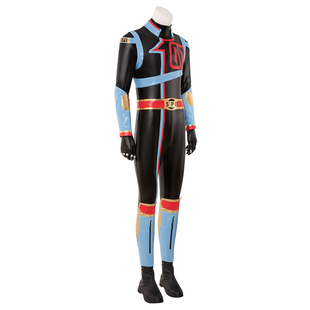 Power Rangers S.P.D. SPD Shadow Ranger Cosplay Costume
