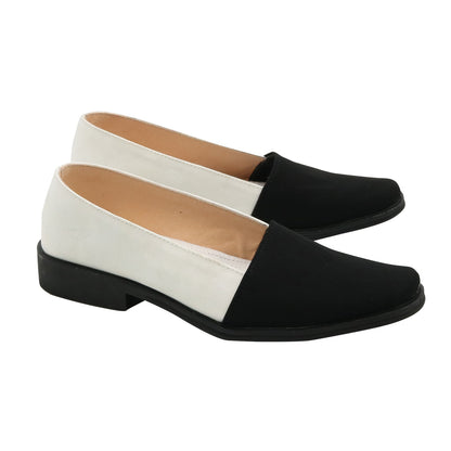 One Piece Donquixote Doflamingo Black White Cosplay Shoes