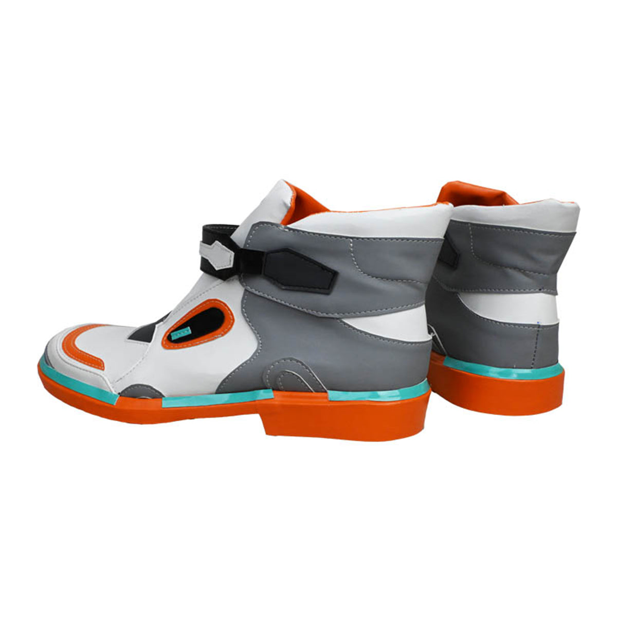 Akatsuki Deidara de Naruto Halloween zapatos blancos botas de Cosplay