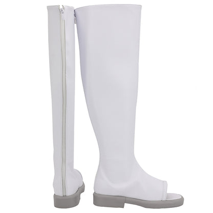 Akatsuki Deidara aus Naruto Halloween Weiße Schuhe Cosplay Stiefel