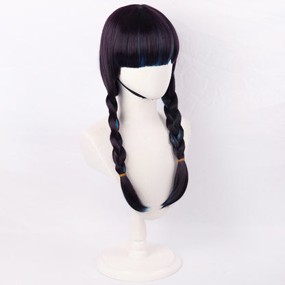 MAV Rivals Psylocke Blood Kariudo Black Cosplay Wig