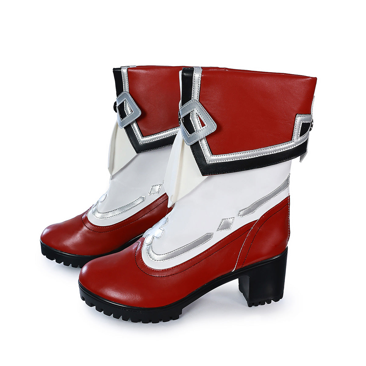 Genshin Impact Cherries Snow-Laden Hu Tao Red Cosplay Shoes