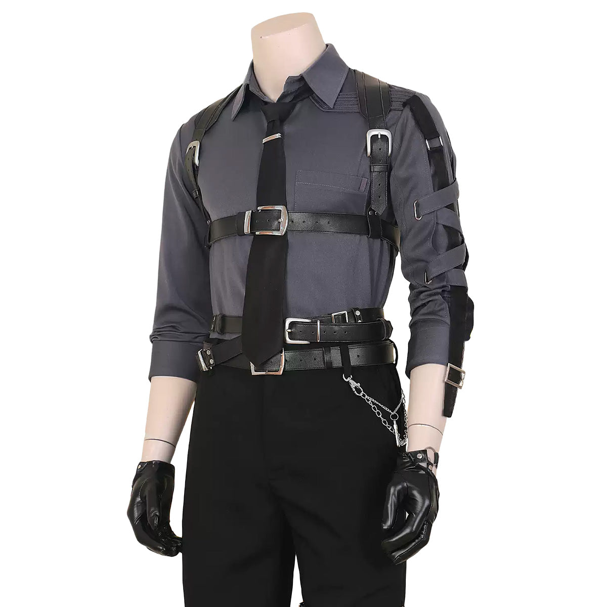 【 In Stock 】Love and Deep Space Zayne Xavier Rafayel Sylus Precise Control Dark Silver Cosplay Costume
