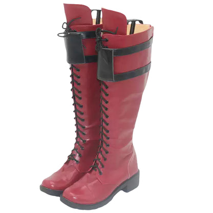 Akatsuki Deidara aus Naruto Halloween Weiße Schuhe Cosplay Stiefel