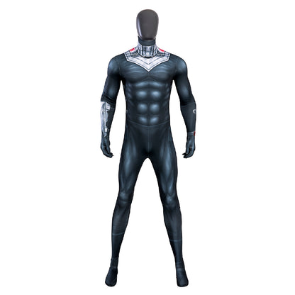 Sea King 2 Villains - Black Manta Jumpsuit Cosplay Costume