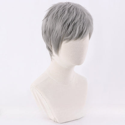 Persona 3 Reload P3R Akihiko Sanada Silver Cosplay Wig