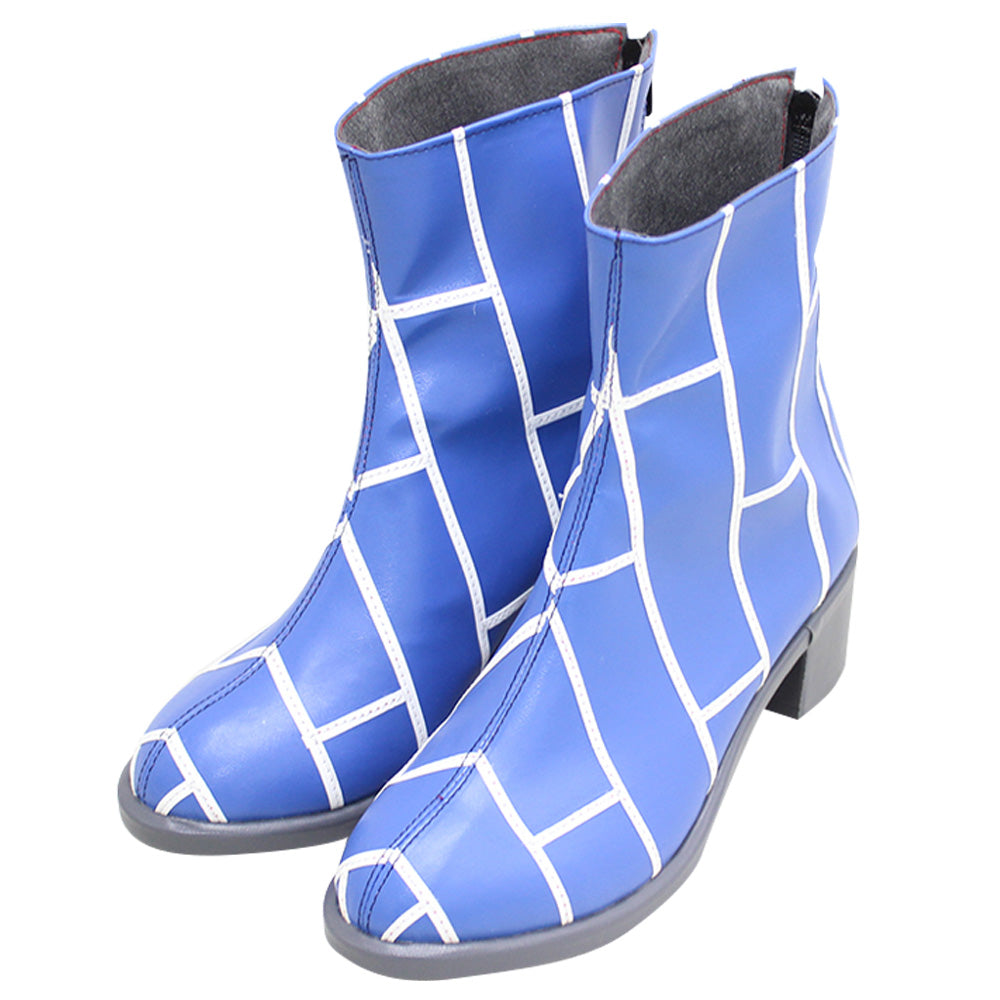 JoJo's Bizarre Adventure Jolyne Cujoh Blue Cosplay Shoes New Edition