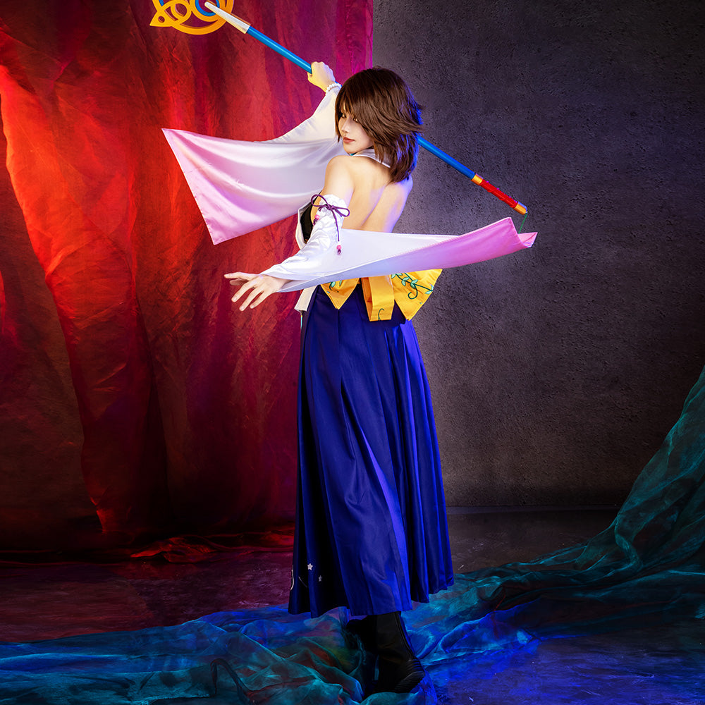 Final Fantasy X FF10 Yuna Cosplay Costume - Deluxe Version – Gcosplay
