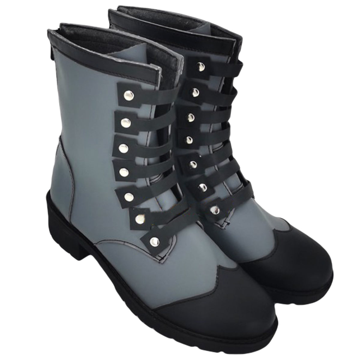 The Great Ace Attorney Chronicles A Most Singular Great Detective Herlock Sholmes Grey Cosplay Shoes