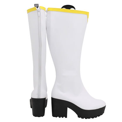 Akatsuki Deidara aus Naruto Halloween Weiße Schuhe Cosplay Stiefel
