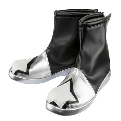 Soul Eater Black Star Black Silver Cosplay Shoes