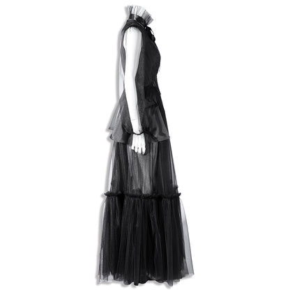 Wednesday Season 2 Wednesday Black Dance Mesh Dress Cosplay Costume