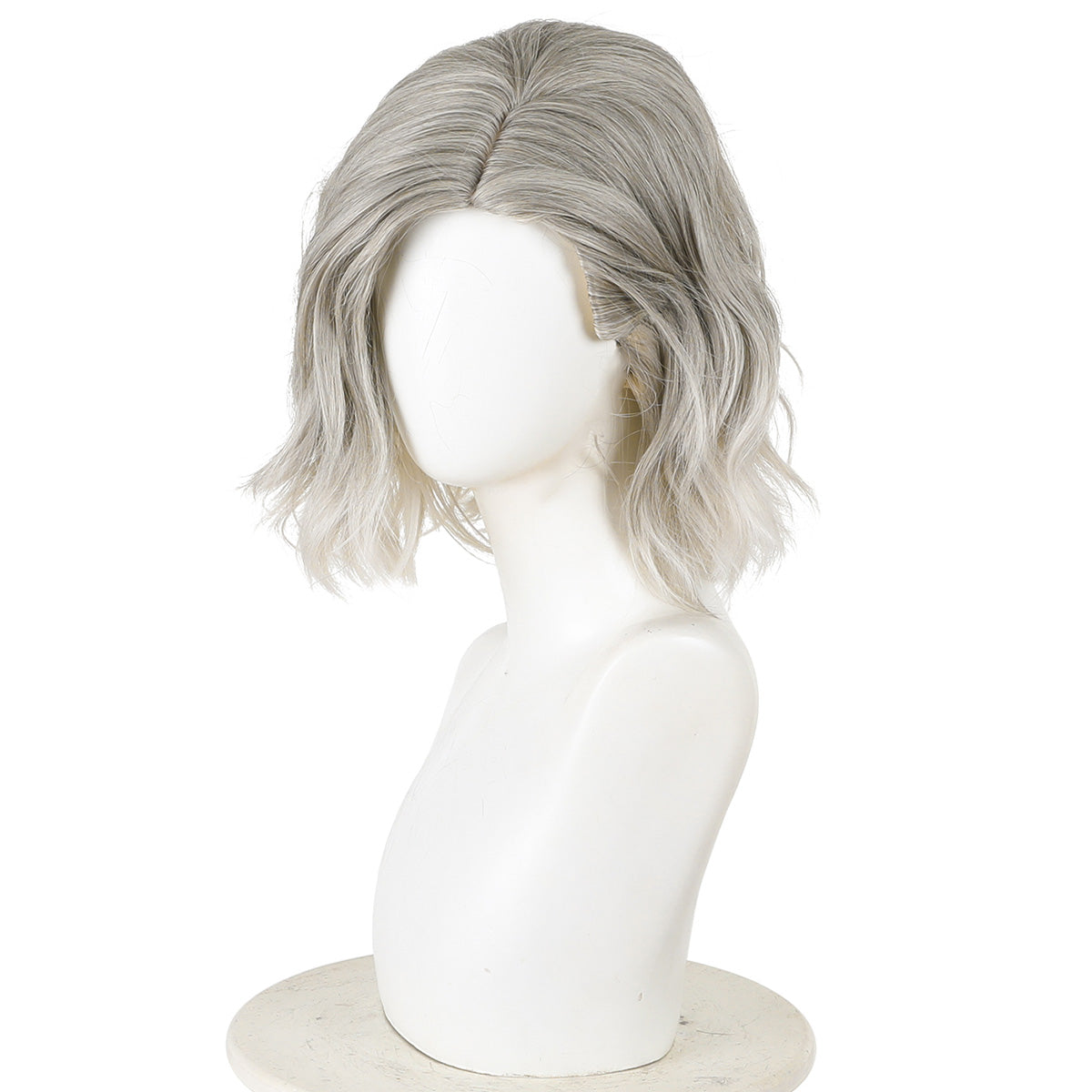 Genshin Impact Yelan Noir Violet Cosplay Perruque