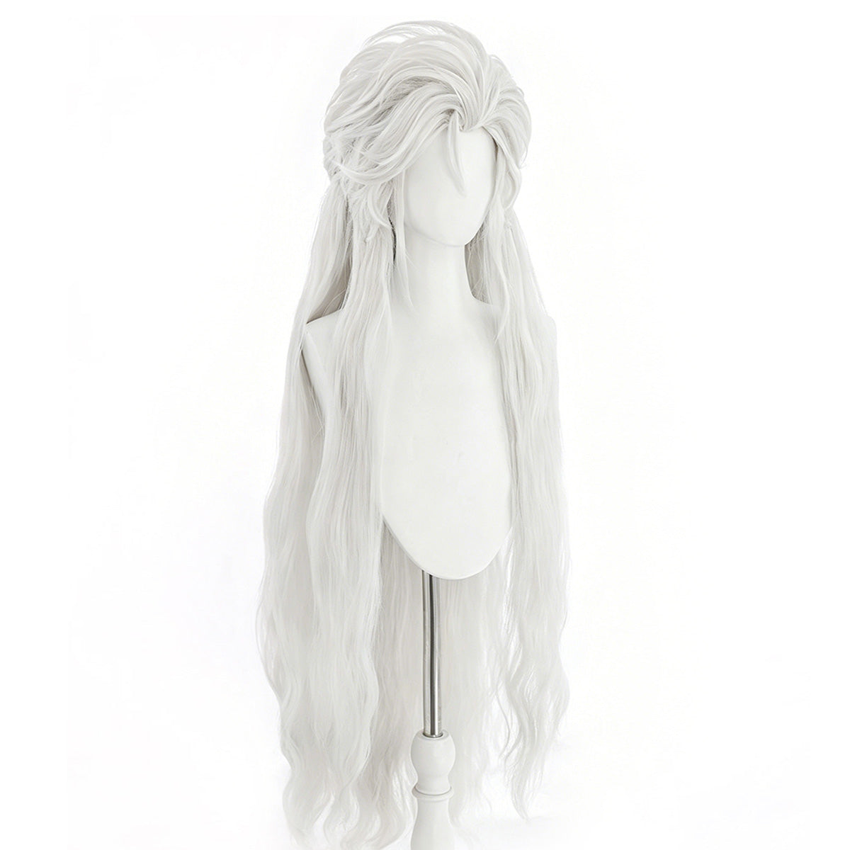 Love And Deepspace Sylus Silverwing Fiend White Cosplay Wig