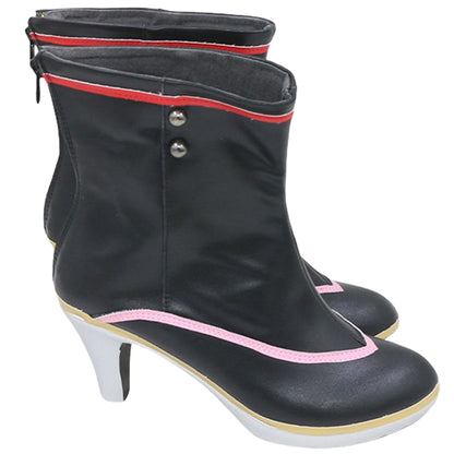 Akatsuki Deidara de Naruto Halloween zapatos blancos botas de Cosplay