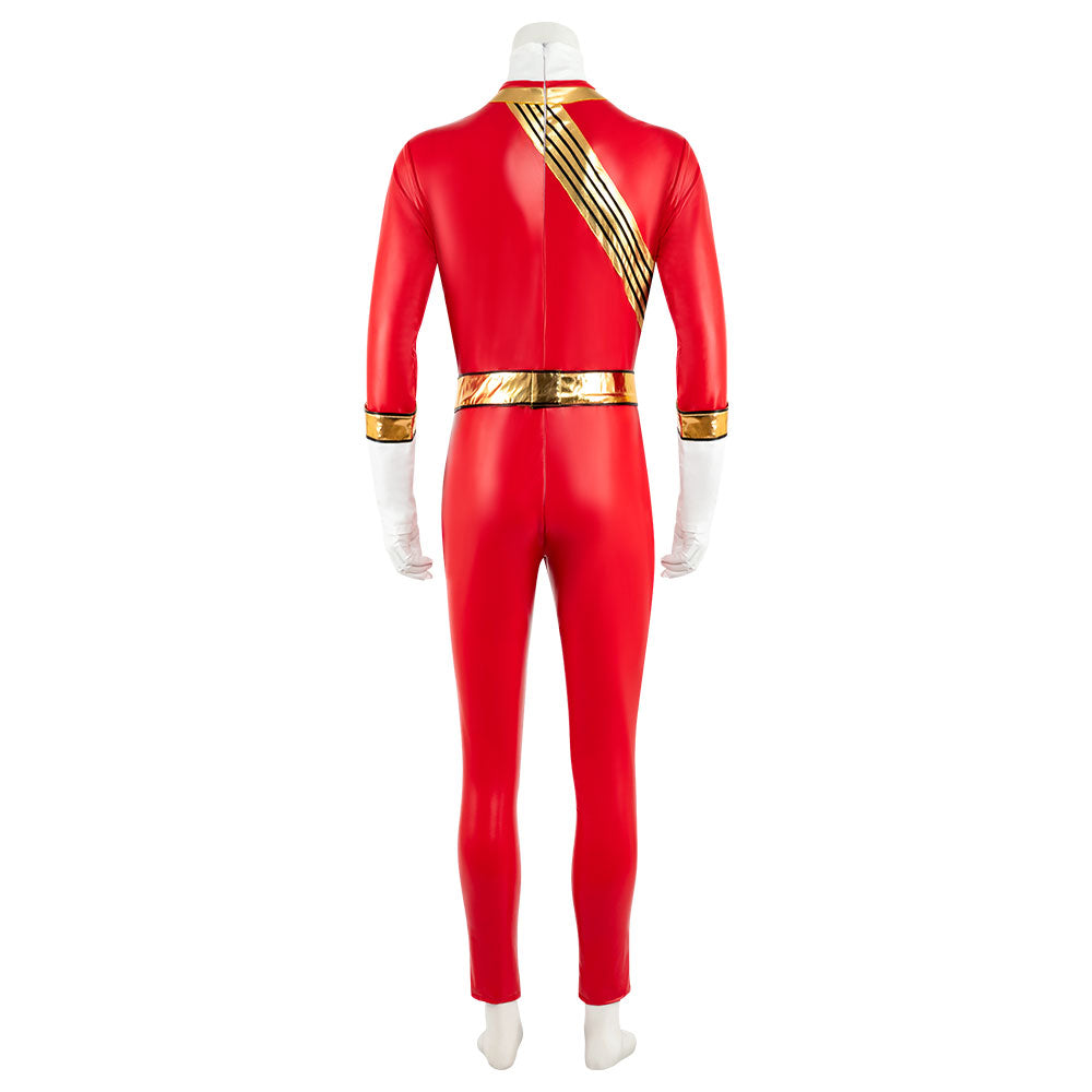 Power Rangers Wild Force Red Wild Force Ranger Cosplay Costume