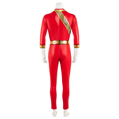 Power Rangers Wild Force Red Wild Force Ranger Cosplay Costume
