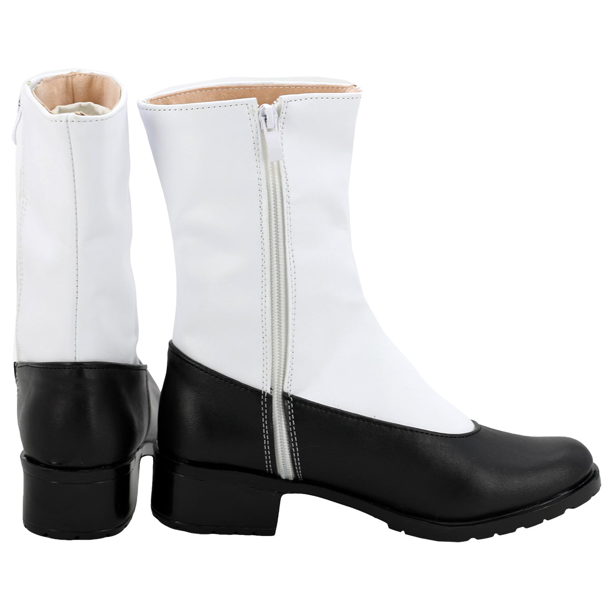 Persona 5 Lavenza Black White Shoes Cosplay Boots