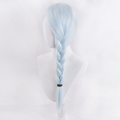 Genshin Impact Yelan Noir Violet Cosplay Perruque