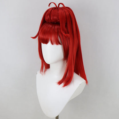 Gnosia Anime SQ Red Cosplay Wig