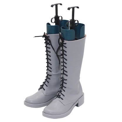 Akatsuki Deidara aus Naruto Halloween Weiße Schuhe Cosplay Stiefel