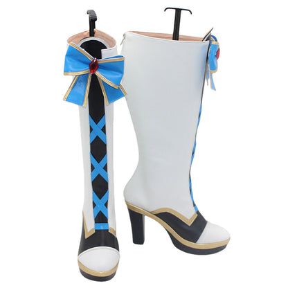 Uma Musume Oguri Cap Winning Live White Shoes Cosplay Boots