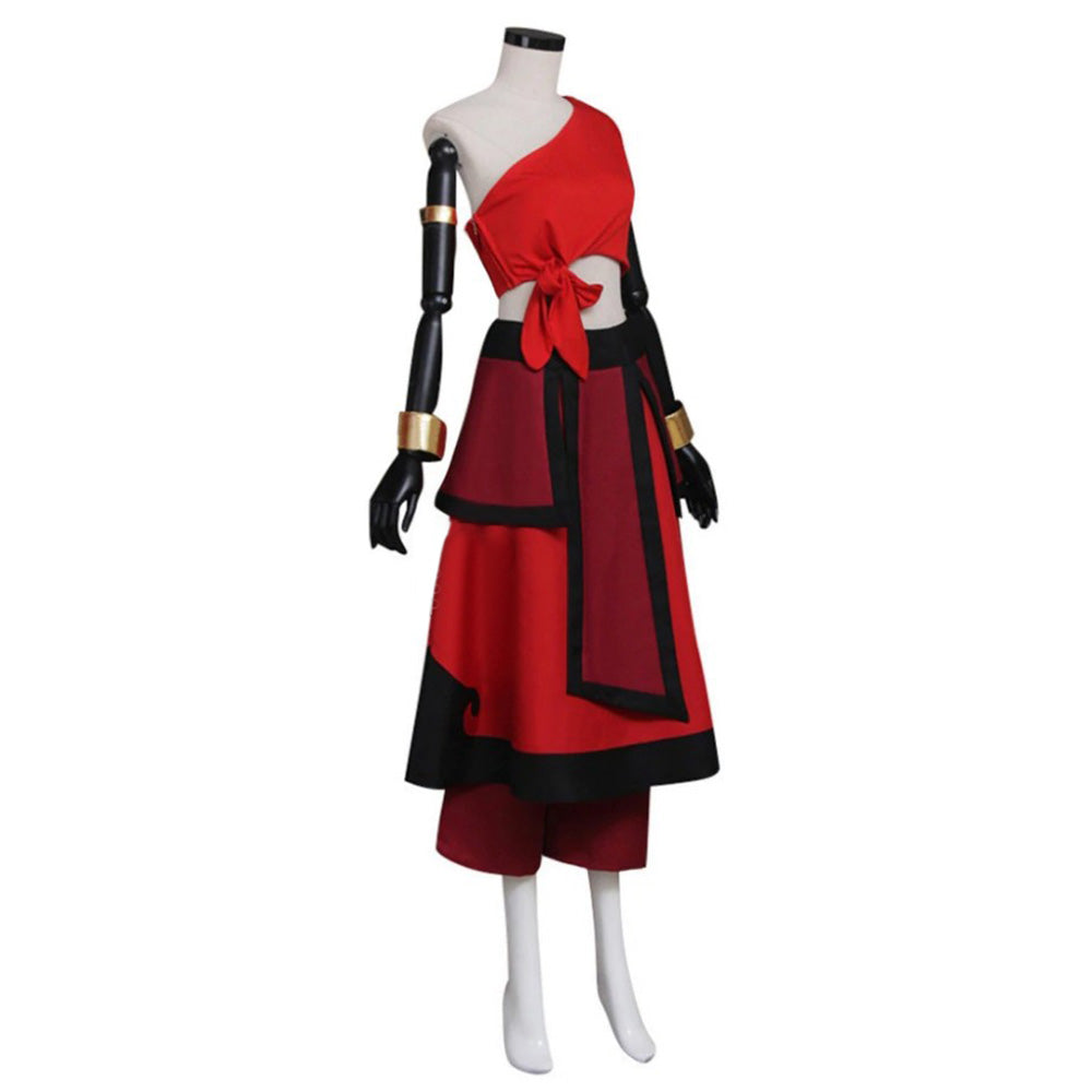 Avatar: The Last Airbender Katara Red Cosplay Costume