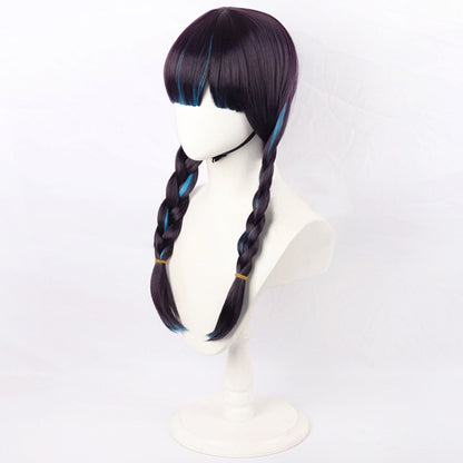 MAV Rivals Psylocke Blood Kariudo Black Cosplay Wig