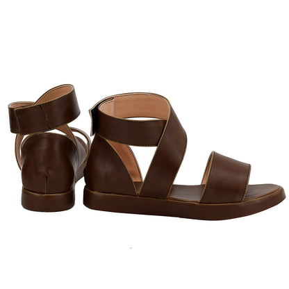 Akatsuki Deidara de Naruto Halloween zapatos blancos botas de Cosplay