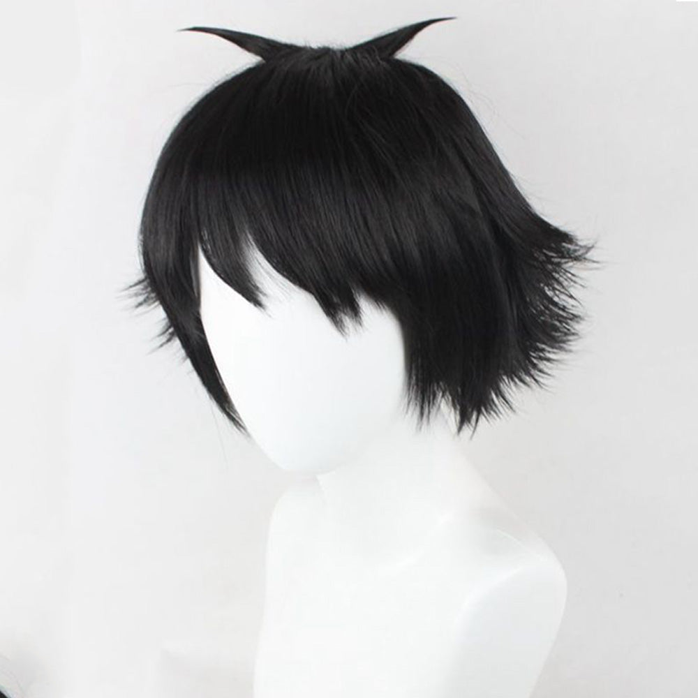 Marvel Spiderman Spider-Man: Into the Spider-Verse Peni Parker Black Cosplay Wig