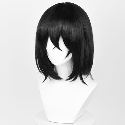 Genshin Impact Yelan Negro Morado Cosplay Peluca