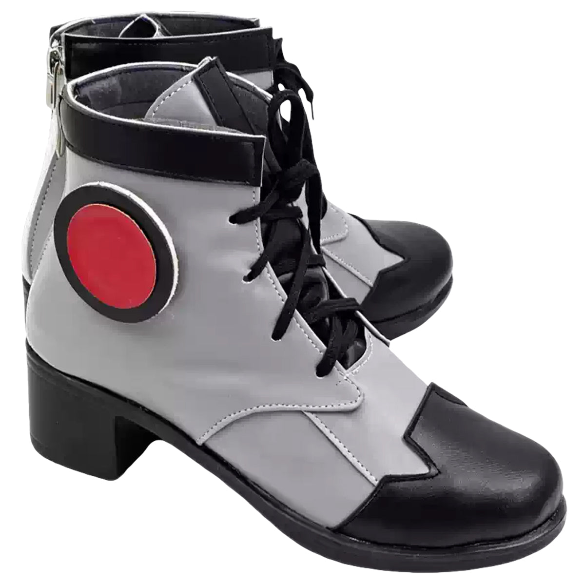 Akatsuki Deidara de Naruto Halloween zapatos blancos botas de Cosplay