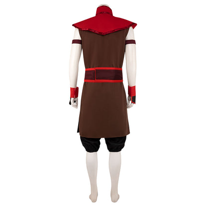 Avatar The Last Airbender Sokka Red Cosplay Costume