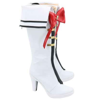 Uma Musume: Pretty Derby Season 2 Gold Ship White Shoes Cosplay Boots