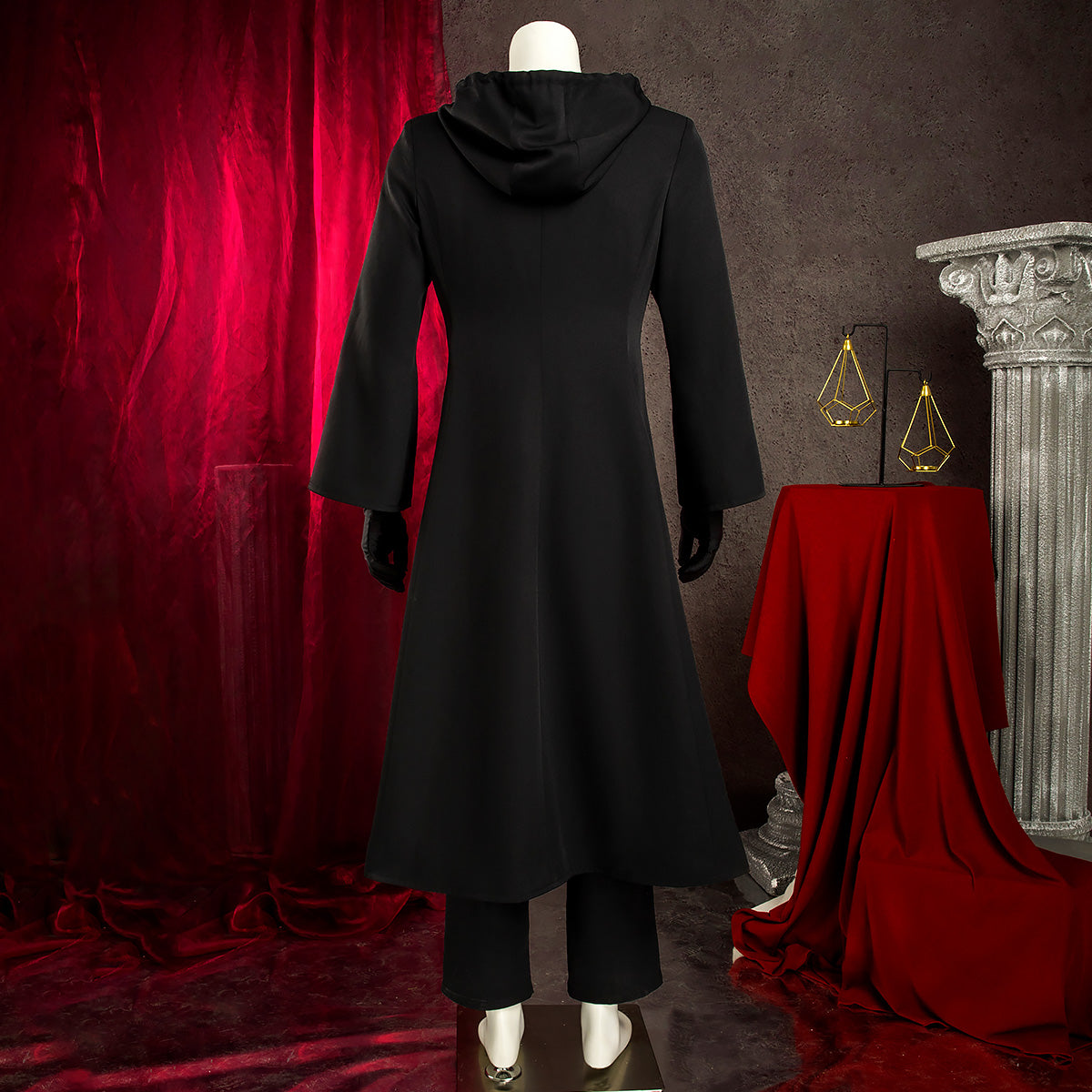 Kingdom Hearts 2 Organization XIII Roxas Black Cosplay Costume