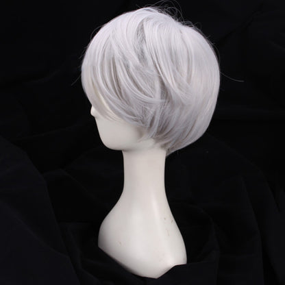 Peluca cosplay de plata de Arlan Honkai: Star Rail