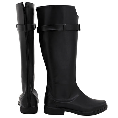 Akatsuki Deidara de Naruto Halloween zapatos blancos botas de Cosplay