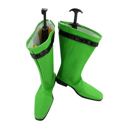 Akatsuki Deidara de Naruto Halloween zapatos blancos botas de Cosplay