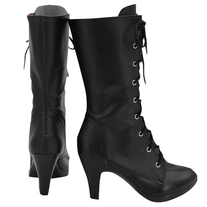 Akatsuki Deidara de Naruto Halloween zapatos blancos botas de Cosplay