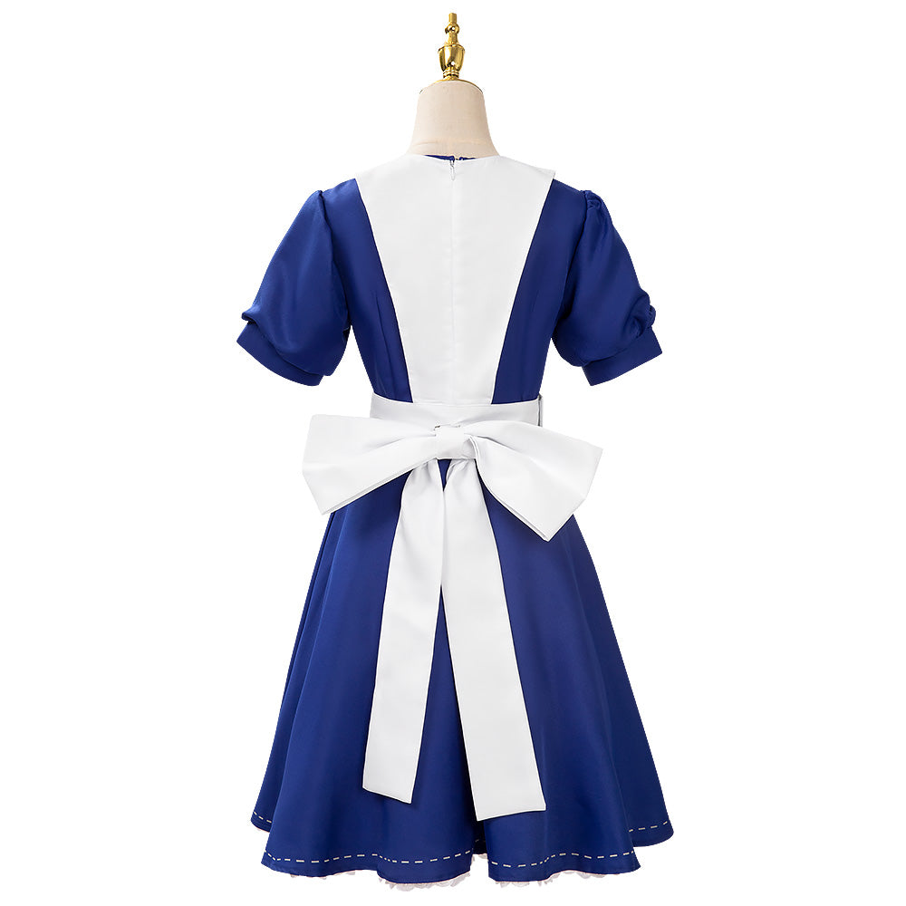 alice madness returns blue dress Ready For ShipSize S-3XLDokiDoki-SR Game Alice: Madness Returns Cosplay Alice Costume Blue Dress, So please do not choose Express shipping option
