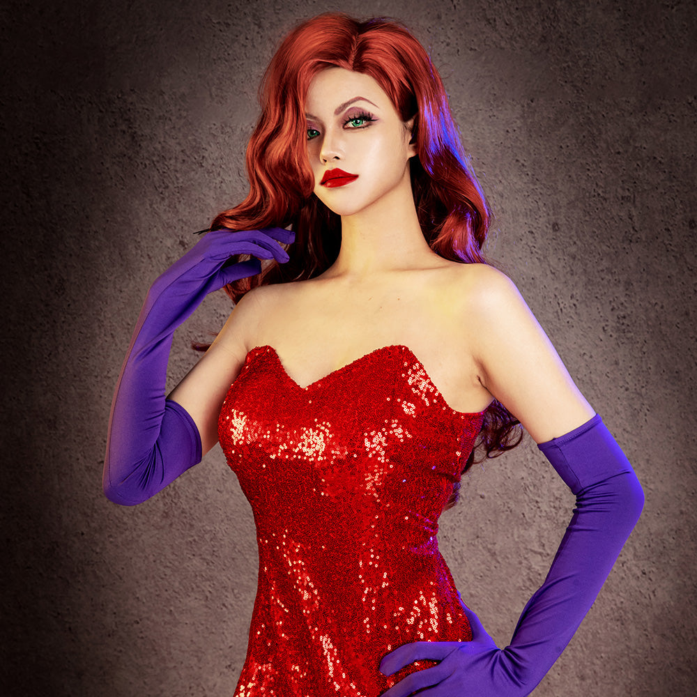 red dress like jessica rabbit Jessica rabbit costume kids